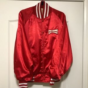 Vintage Red bomber jacket size L